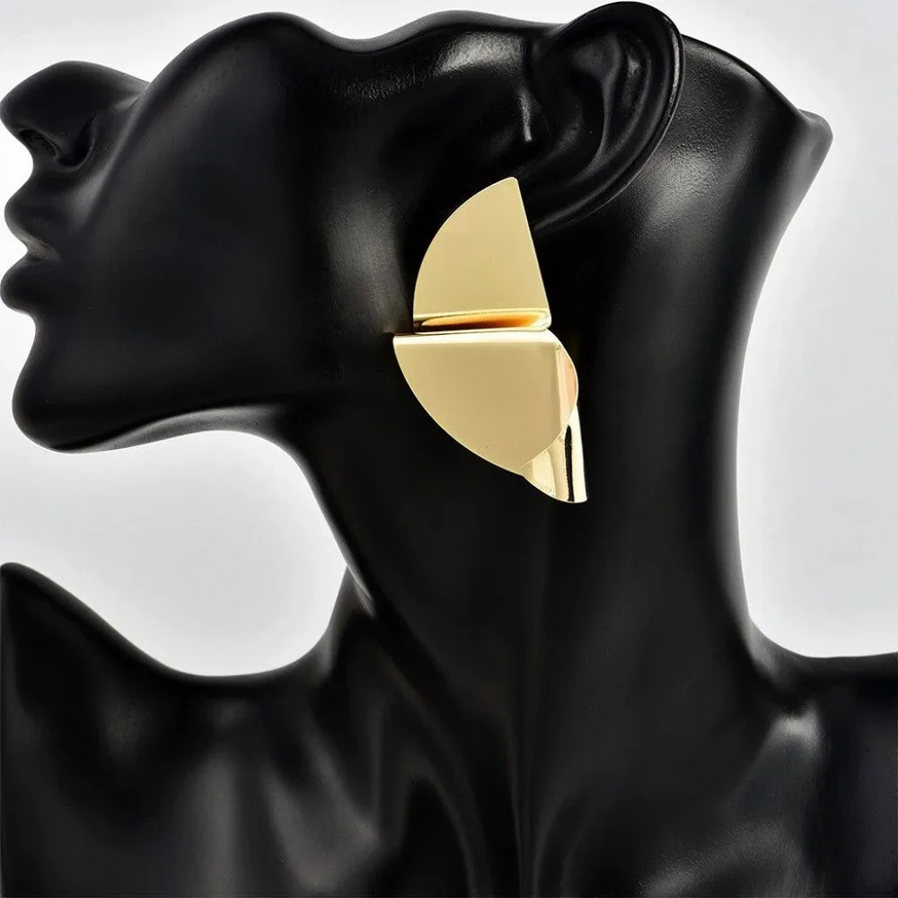 Earrings Women Geometric Shape Bohemian Hoop Drop Cute Trendy Jewelry - Picture 6 of 7